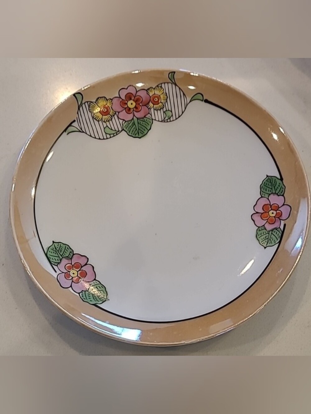 Vintage Japan Handpainted Dessert Plate